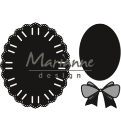 Marianne Design  Craftable  - Oval ribbon die -  CR1458