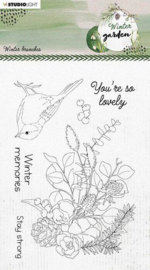 SL-WG-STAMP160 - Winter branches Winter Garden nr. 160