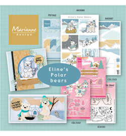 Marianne Design- Eline's backgrounds Snow & Ice -AK0087