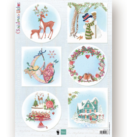 Marianne Knipvel A4 -Christmas Wishes deer -EWK1280