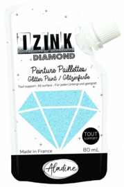 IZINK Diamond glitterverf/pasta - 80 ml, hemelsblauw - 80833