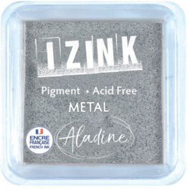 Aladine Inkpad Izink Dye Metal Zilver (19549)