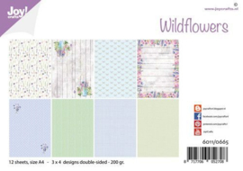 Joy!Crafts - Papierset - Wildflowers - 6011/0655