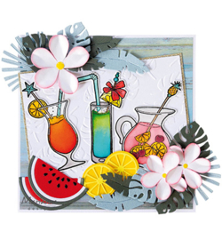 Marianne Design Stempel & Dies - Hetty's Summer - sangria  - HT1655