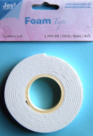 Joy! Crafts Foam tape - 2 mm x 12 mm  x  2 meter  6500/0023