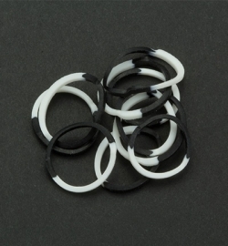 Band-It 600 Elastiekjes 6200/0838 White / Black