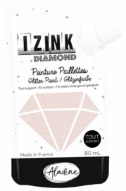 IZINK Diamond glitterverf/pasta - 80 ml, lichtgoud - 80834