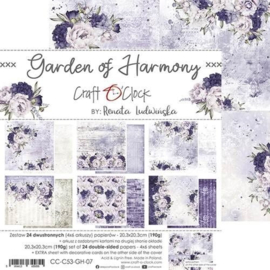 Craft O Clock Paper Pack 20.3 x 20.3 cm Garden of Harmony