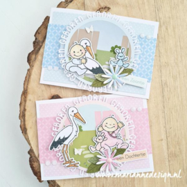 Marianne Design Collectables-EC0195 - Eline's Storks and Babies