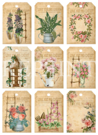 Reprint  - Vintage Garden Collection  - A4 - Paper Pack