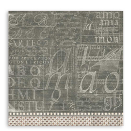 Stamperia - Calligraphy - Paper - 30,5 x 30,5 cm