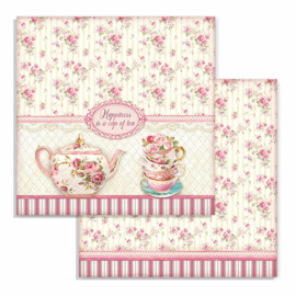 Stamperia - Sweety - Paper - 30,5 x 30,5 cm. - Cup of Tea