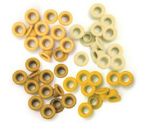 We R Memory Keepers • Standard eyelets Yellow 60pcs