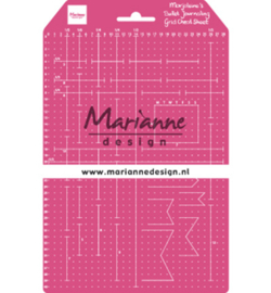 Marianne Design Sjabloon  - Marjoleine's Grid Cheat Sheet - 	LR0030