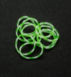 Band-It 600 Elastiekjes 6200/0865 Snowwhite / Green