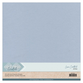 Card Deco Essentials - Linnenkarton - 30,5 x 30,5 cm. - Old Blue