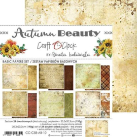 Craft O Clock Set of Basic Papers 20x20 cm Autumn Beauty