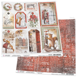 Ciao Bella -Memories of a Snowy Day-Home for the Holidays - 30.5 x 30.5 cm CBSS165