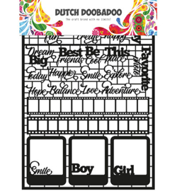 Dutch DooBaDoo - Paper Art - A5 - Teksten - 472.950.006