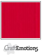 CraftEmotions Linnenkarton 27 x 13,5 cm Vuurrood  001235/1205