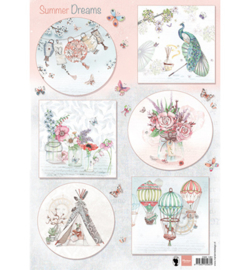 Marianne Design A4 Knipvel - Summer Dreams  EWK1261