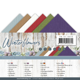 Linnenpakket - Vierkant - Precious Marieke - Winterflowers