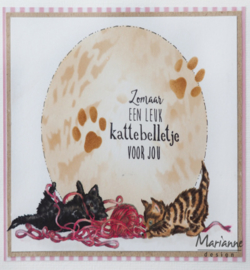 Marianne Design Clear  Stamps  - TC0873 Tiny's border - Kittens