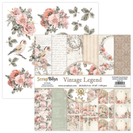 ScrapBoys - Vintage Legend - Paper pad 20,3 x 20,3 cm