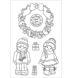 Cuddly Buddly Clear Stamps Merry Little Christmas CBS0007