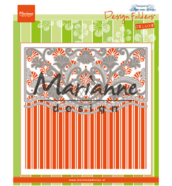 Marianne D Embossing folder + Die -  Anja's ornamental border - DF3443