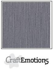 CraftEmotions linnenkarton 10 vel  Graniet Grijs  30,5x30,5cm