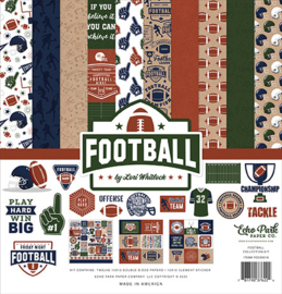Echo Park - Football Design Papier - 30,5 x 30,5 cm.