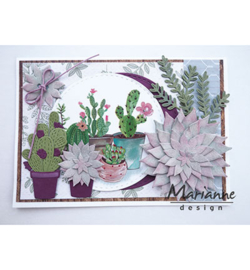 Marianne Design  Craftable  - Succulent (pointed) -  CR1431