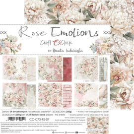 Craft O'Clock - CC-C73-RE-07 -20,3x20,3cm Rose Emotions 
