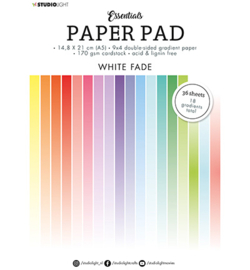 Studio Light - Paper Pad Double sided Gradient White fade Essentials nr.21
