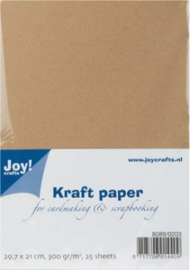 Kraft Papier A4 / 29,7 x 21 cm  300 gram