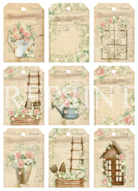 Reprint  - Vintage Garden Collection  - A4 - Paper Pack