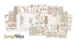 ScrapBoys - Vintage Legend - Paper pad 30,5 x 30,5 cm