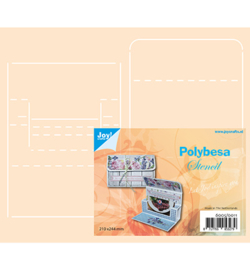 Joy!Crafts-Polybesa stencil - Envelop voor kadokaart-6005/0011