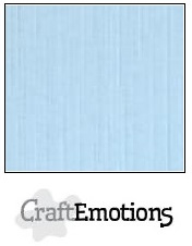 CraftEmotions Linnenkarton 27 x 13,5 cm Azuurblauw  001235/1080