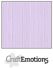 CraftEmotions Linnenkarton 27 x 13,5 cm Lavendel Pastel  001235/1115