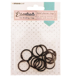 Studio Light - Binding rings - Essentials - nr.1 - Zwart