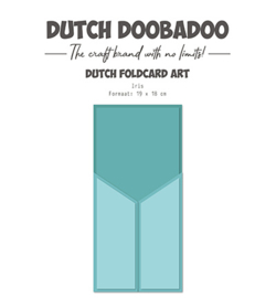Dutch DooBaDoo - 470.784.355 - Fold Card art Iris