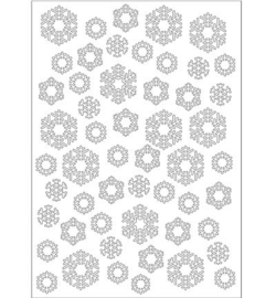 Joy!Crafts -  Poly Besa Stencil 6002/0619  -  Sneeuwvlokken