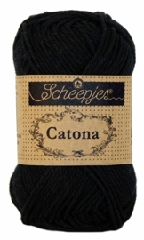 Scheepjeswol Catona 50 gram - 110 Jet Black