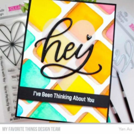 My Favorite Things -  Clear Stamps - Hey