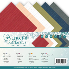 Linnenpakket - A5 - Jeanines Art - Winter Classics