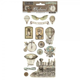 Stamperia - Voyages Fantastiques -  Chipboard