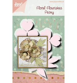 Joy!Crafts  - Stansmal- Noor - FF- Pioenroos 6002/1514