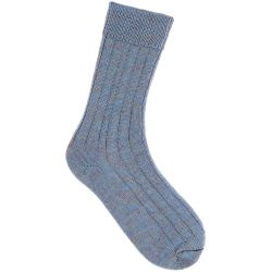 Rico Socks Linen Tweed 4-draads - 383444.005 Blauw